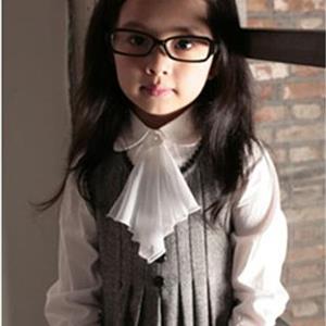 【1.29】韩版外贸童装alo阿路13春款女童牛仔吊带连身裙【原】