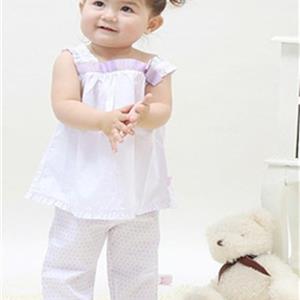 婴方喜婴儿装汗布偏开哈衣供应