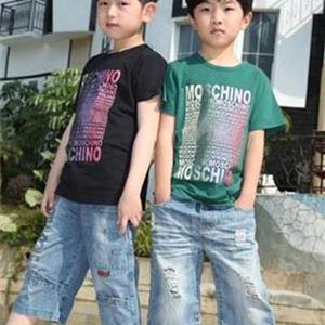 豹纹百搭夏装童裤厂家批发   时尚童装裤子批发  新款女童裤