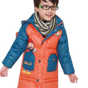 太阳雪人童装女童羽绒服供应