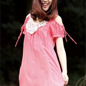 2013夏装新款   韩版淑女公主风 女童中大童 无袖蕾丝连衣裙