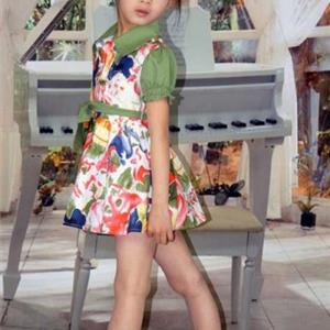 2013春季新款 韩版男女童哈伦裤儿童波点莫代尔7分裤短裤 160