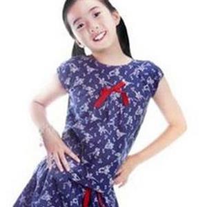舒适韩版 国内品牌九州娃女童中童纯棉吊带背心 好看舒适