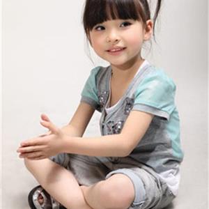 五角星背心 儿童背心 女童背心 女童上衣 童装批发 夏背心批发