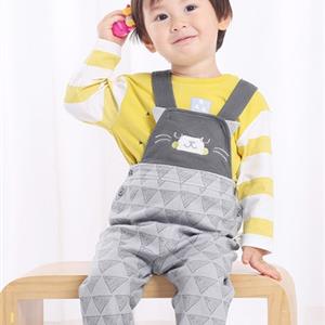 三木比迪婴童男女童格子棉服供应