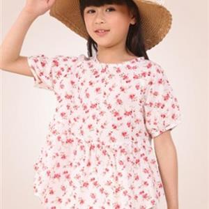 艾伊宝童装女童拼色无袖连衣裙供应