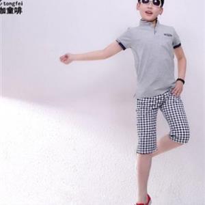 童咖童啡童装男童翻领polo衫供应