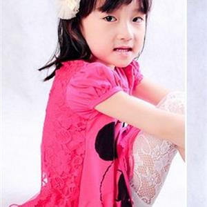 优贝哈尼 2014夏季新款 女童裙 蓝色系纯棉拼接 连衣裙 厂家直销