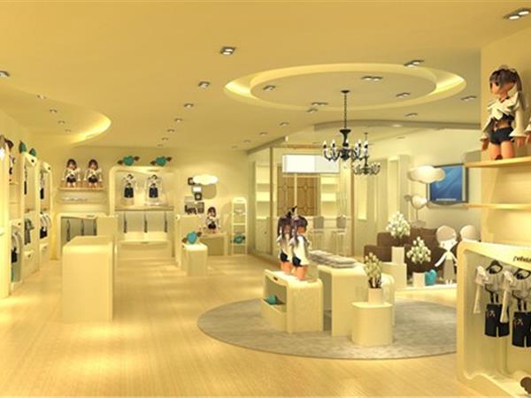 美孩子童装店铺展示