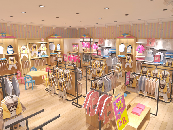 杰米兰帝童装店铺展示