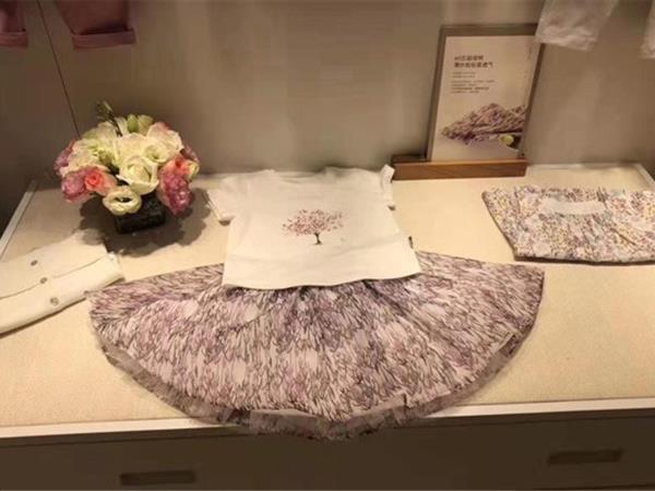 阳光鼠童装店铺展示
