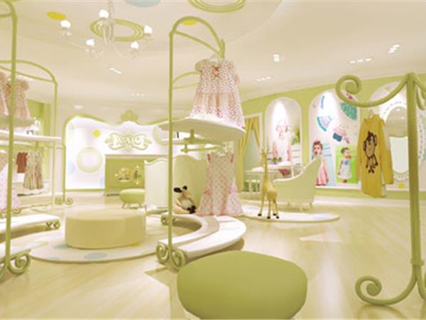 伊卡通童装店铺展示