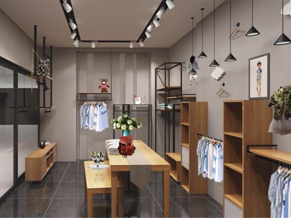 界梯童装店铺展示