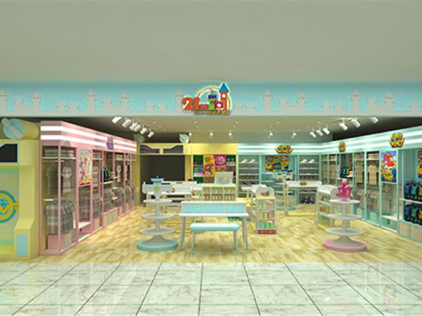 巴啦啦小魔仙童装店铺展示
