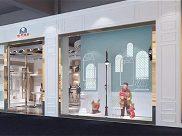 兔子城宝童装店铺展示