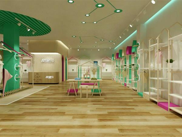 甜蜜风童装店铺展示