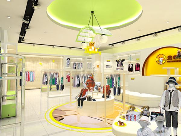 布童凡想童装店铺展示