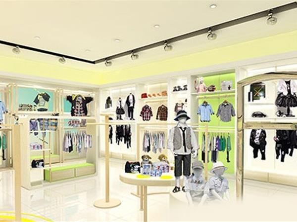 贝布熊童装店铺展示