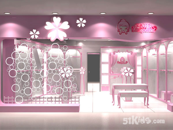 亲善公主童装店铺展示