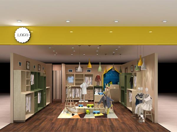 阿拉小睿童装店铺展示