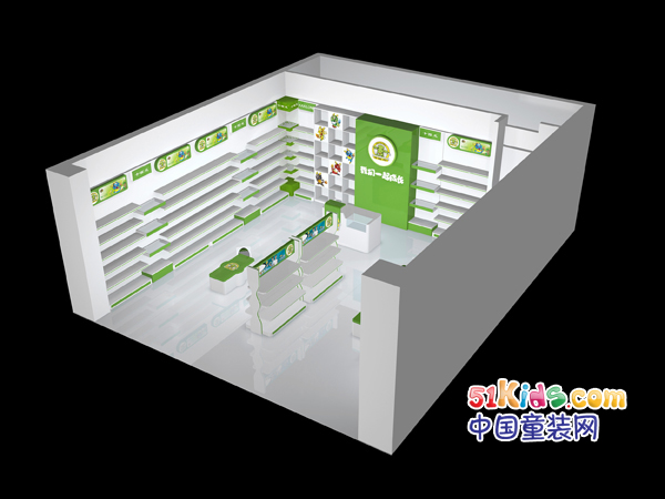 卡西龙童装店铺展示