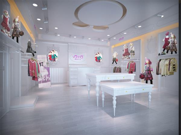 帷纳公主童装店铺展示