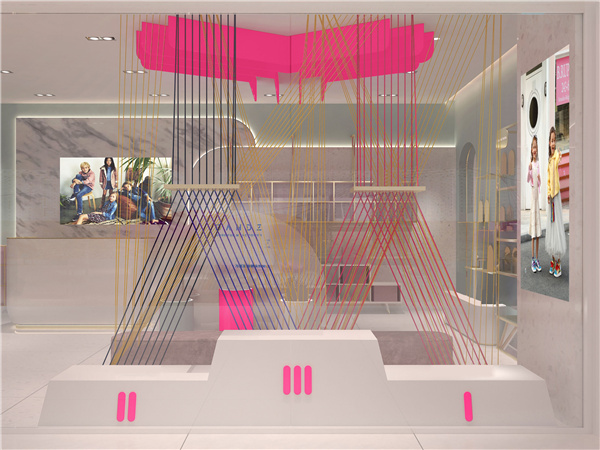 班队长童装店铺展示