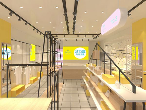 贝力高童装店铺展示
