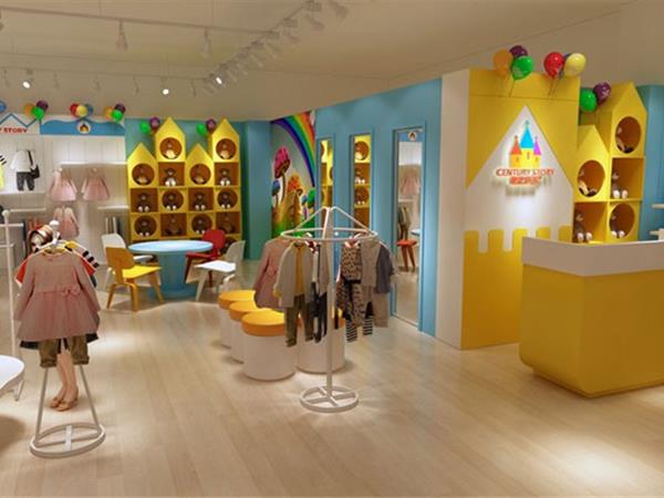 世纪童话童装店铺展示