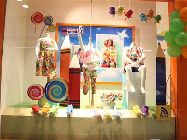 铅笔俱乐部童装店铺展示