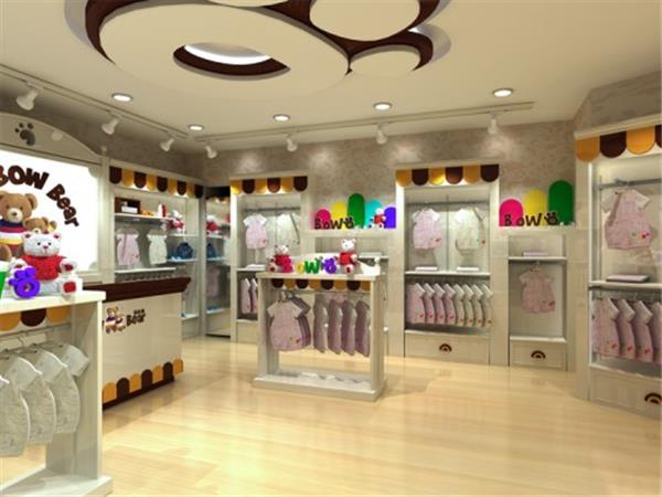 彩虹熊童装店铺展示