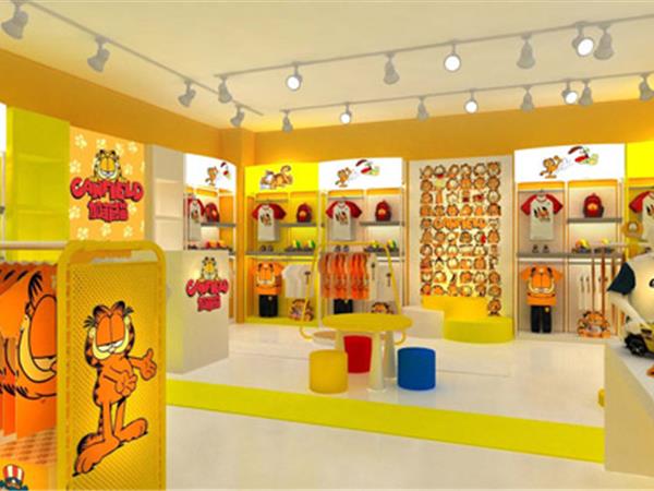 加菲猫童装店铺展示