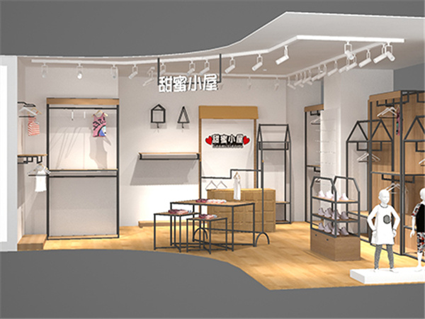 甜蜜小屋童装店铺展示