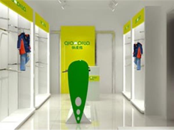 俏皮蛙童装店铺展示