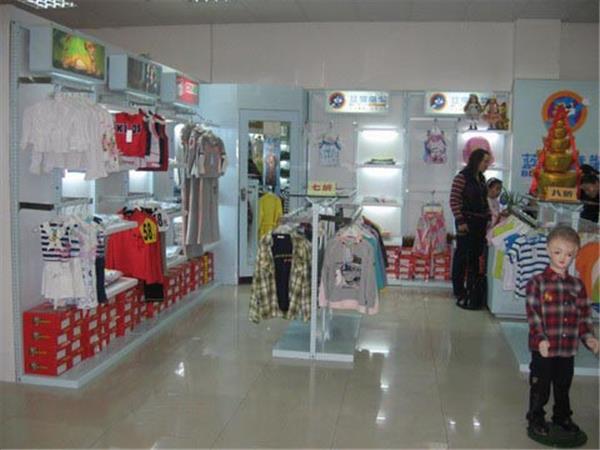 蓝猫童装店铺展示