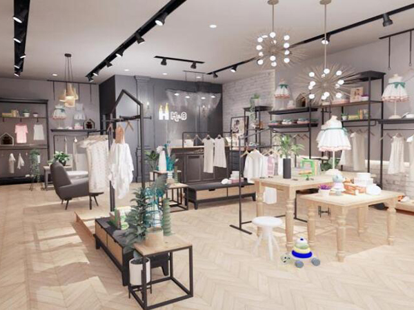 皇室baby童装店铺展示