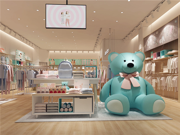 久岁伴童装店铺展示