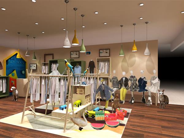 阿拉小睿童装店铺展示