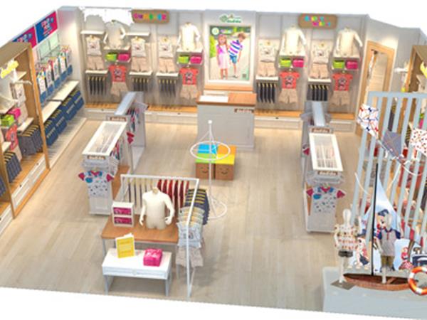 嗒嘀嗒童装店铺展示