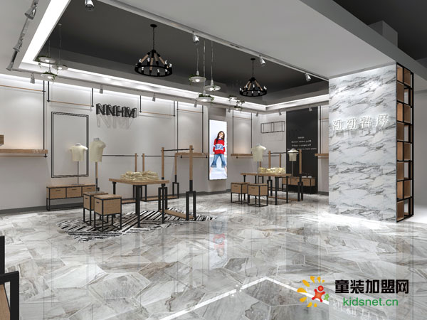 妞妞韩摩童装店铺展示