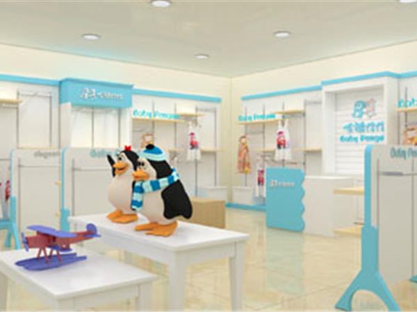企鹅仔仔童装店铺展示