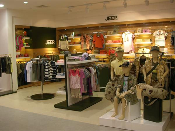 Jeep童装店铺展示
