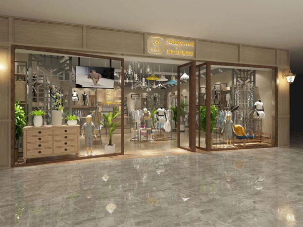 孩优美童装店铺展示