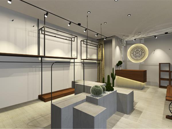 态熊童装店铺展示