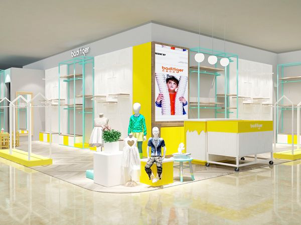 巴迪小虎童装店铺展示