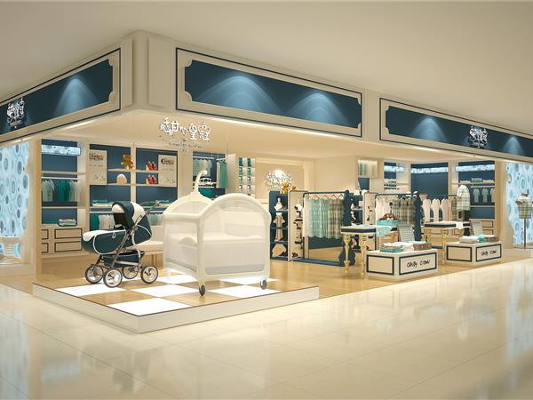 甜心皇冠童装店铺展示