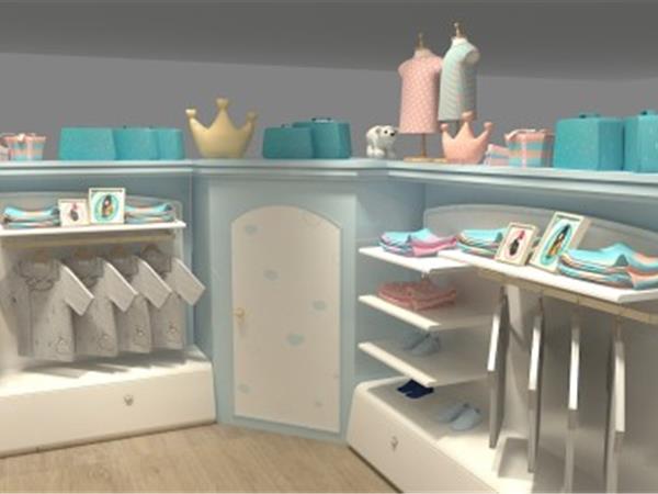 甜心皇冠童装店铺展示