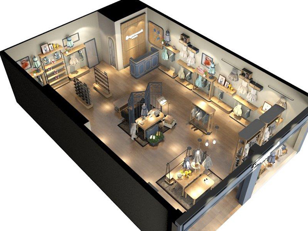 苏格马可童装店铺展示