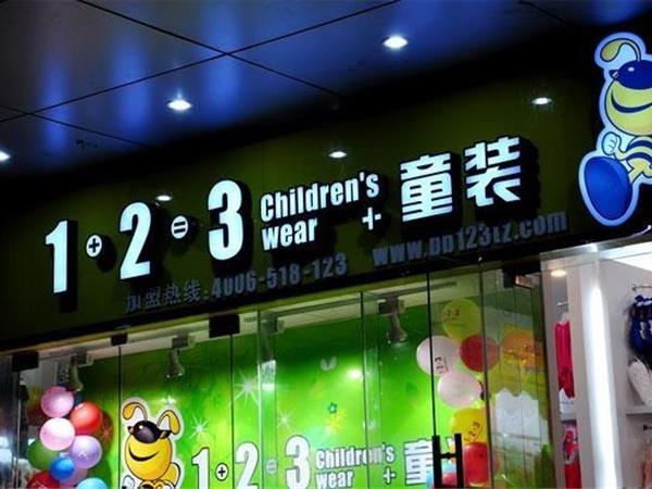123童装店铺展示