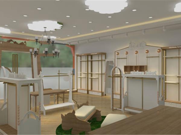 彩虹森林童装店铺展示